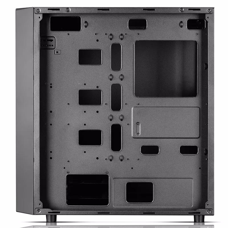 Deepcool E-SHIELD Tempered Glass Mid-Tower E-ATX Case, ABS+SPCC+Tempered Glass, 7x Expansion Slots, Rear: 1??120mm Pre Installed Fans, Motherboard Support Up to E-ATX | DP-ATX-E-SHIELD thumbnail 5