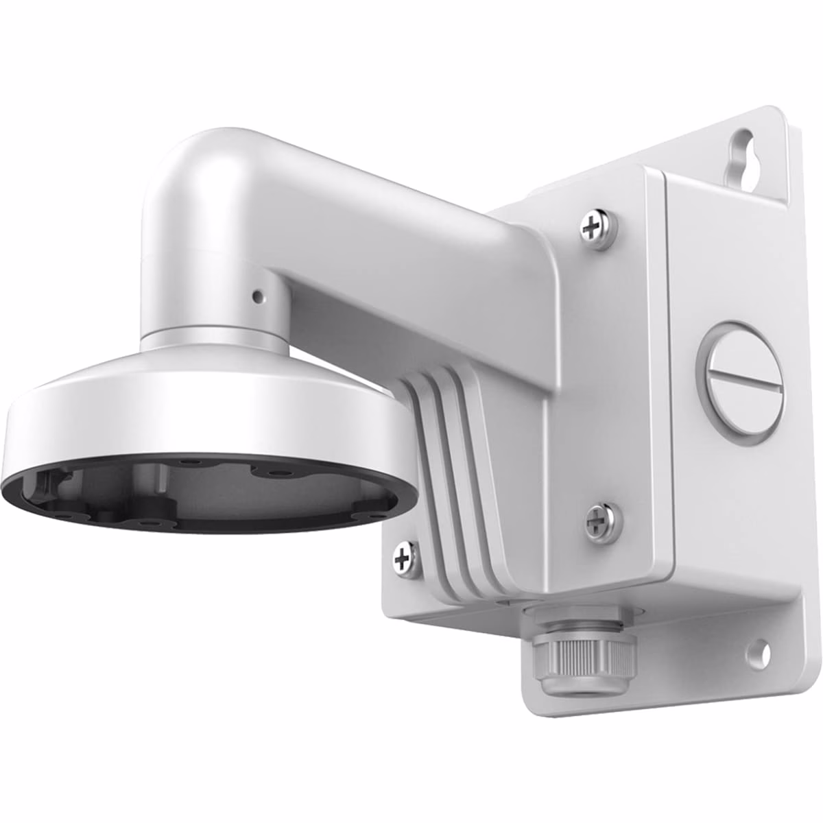 Hikvision DS-1272ZJ-110B Security Camera Accessory Mount with Junction Box thumbnail 2