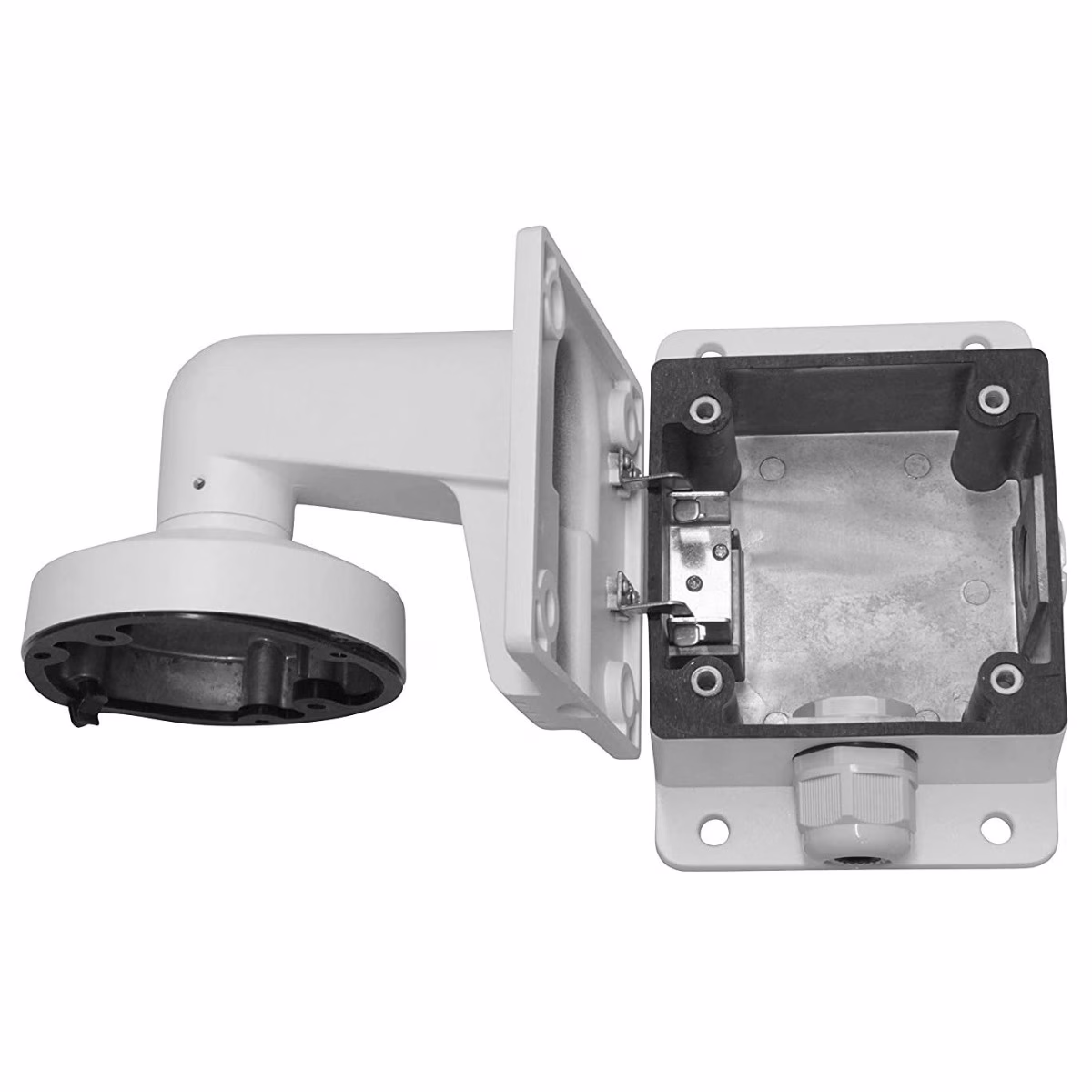 Hikvision DS-1272ZJ-110B Security Camera Accessory Mount with Junction Box thumbnail 3
