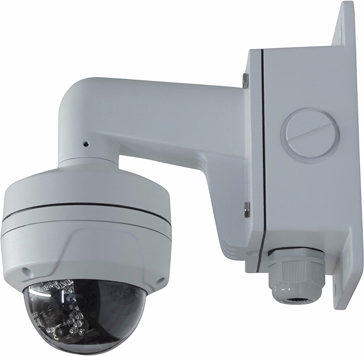 Hikvision DS-1272ZJ-110B Security Camera Accessory Mount with Junction Box thumbnail 5