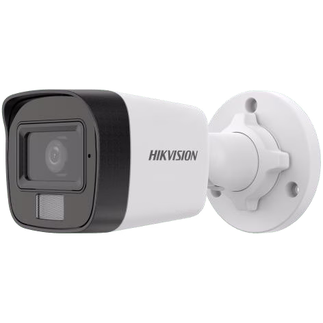 Hikvision 2 MP Smart Hybrid Light Fixed Bullet Network Camera, 2.8 mm Lens, H.265+ Compression, Up to 30m IR Light Range, Built-in Mic, IP67 Water & Dust Resistant, White | DS-2CD1023G2-LIU – Buy Online