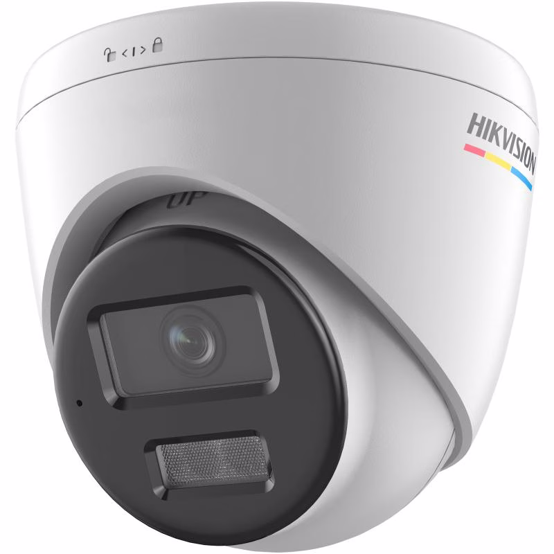 Hikvision DS-2CD1327G2H-LIU Smart Hybrid Light Fixed Turret Network Camera, Built-in microphone, Human and Vehicle Detection – Buy Online