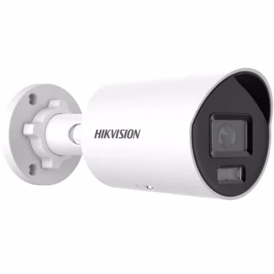 Hikvision DS-2CD2087G2H-LIU/SL 8 MP Smart Hybrid Light with ColorVu Fixed Mini Bullet Network Camera, Active strobe light, Built-in two-way Audio, up to 512 GB (SD card slot) thumbnail 2