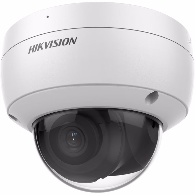 Hikvision 8MP AcuSense Vandal Dome Camera: 4K, PoE, AI Security, Built-in Mic (DS-2CD2183G2-IU) thumbnail 2
