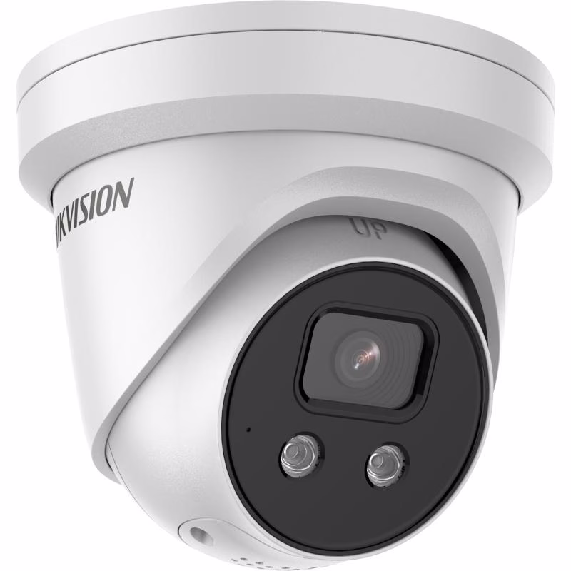 Hikvision DS-2CD2346G2-ISU/SL 4 MP AcuSense Strobe Light and Audible Warning Fixed Turret Network Camera – Buy Online