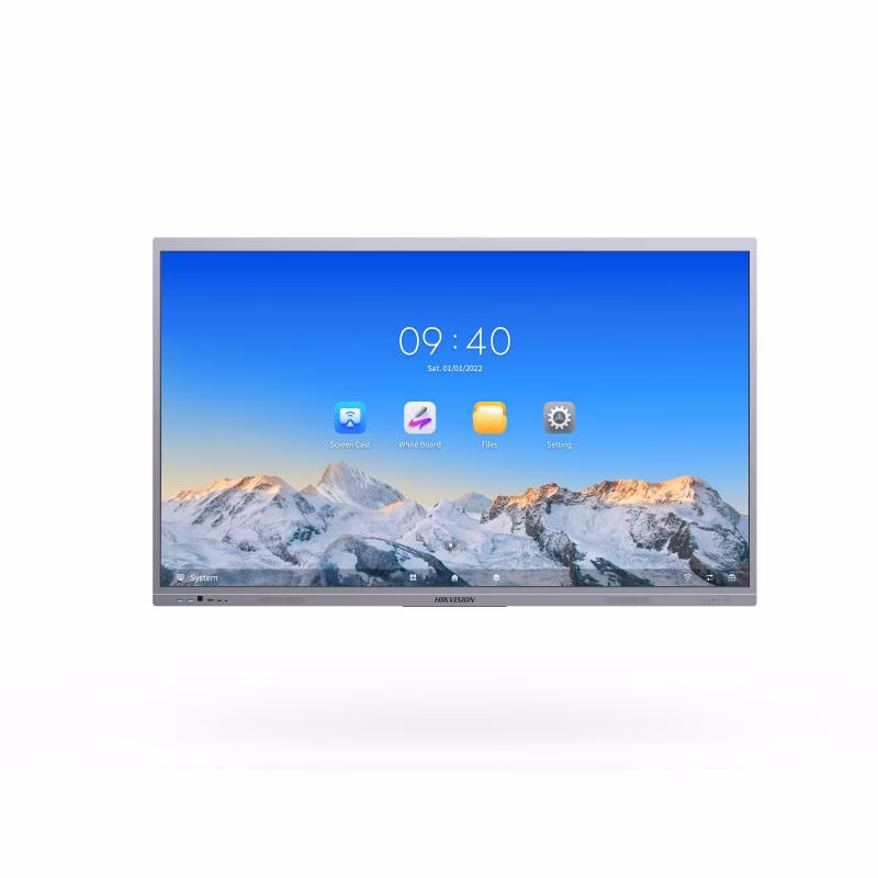 Hikvision 86", 4K Interactive Display, Android 12,  memory 8GB, build-in 128GB storage,  45 points infrared touch, Type-C*2,VGA input*1,DP input*1, HDMI input *3, HDMI output*1, Dual wifi, Buletooth 5.1, industrial screen protection.  5.1, | DS-D5C86RB/A thumbnail 3
