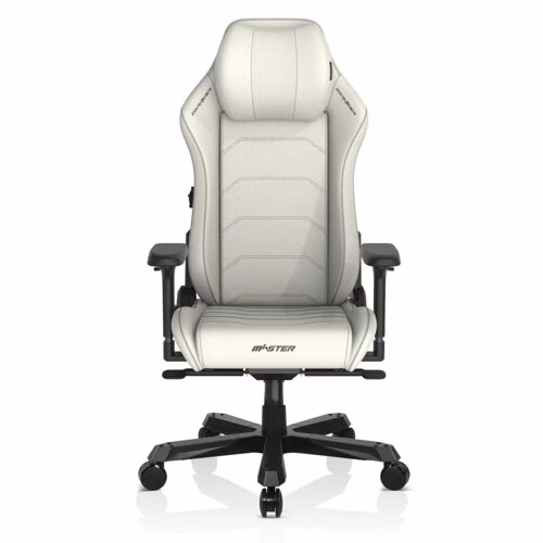 DXRacer MASTER Microfiber Leather White Gaming Chair, 4D Armrests, Multi-functional Tilt, 3" Casters, High Density Mold Shaping Foam, Recommended Weight 220lbs | MAS-I238S-W-A3 thumbnail 3