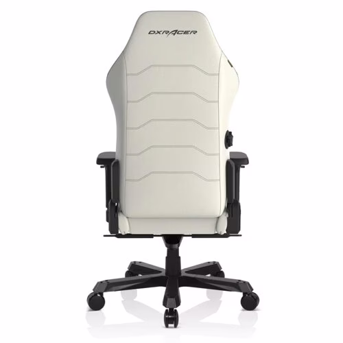 DXRacer MASTER Microfiber Leather White Gaming Chair, 4D Armrests, Multi-functional Tilt, 3" Casters, High Density Mold Shaping Foam, Recommended Weight 220lbs | MAS-I238S-W-A3 thumbnail 4