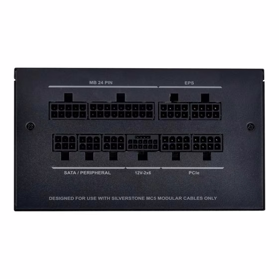 SilverStone Decathlon 850R Gold 850W Fully Modular ATX Power Supply (PSU), 80 PLUS Gold, ATX 3.1 & PCIe 5.0 Ready, 12V-2x6 Connector, Fully Modular | SST-TR850R-GM thumbnail 9