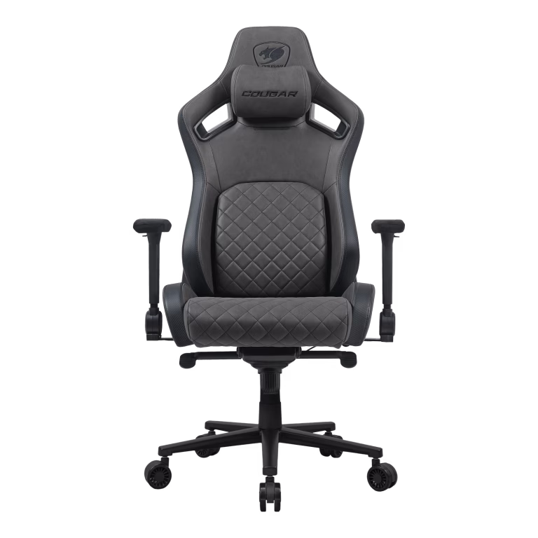 Cougar Defensor S Jet Gray F Gaming Chair, Leather-like fabric, 4D Folding Armrests, Backrest Pocket, Magnetic Memory Foam Neck Pillow, PushBack Support Lumbar Support, High-Density Molding Foam | 3MDSFGRB.0001 – Buy Online