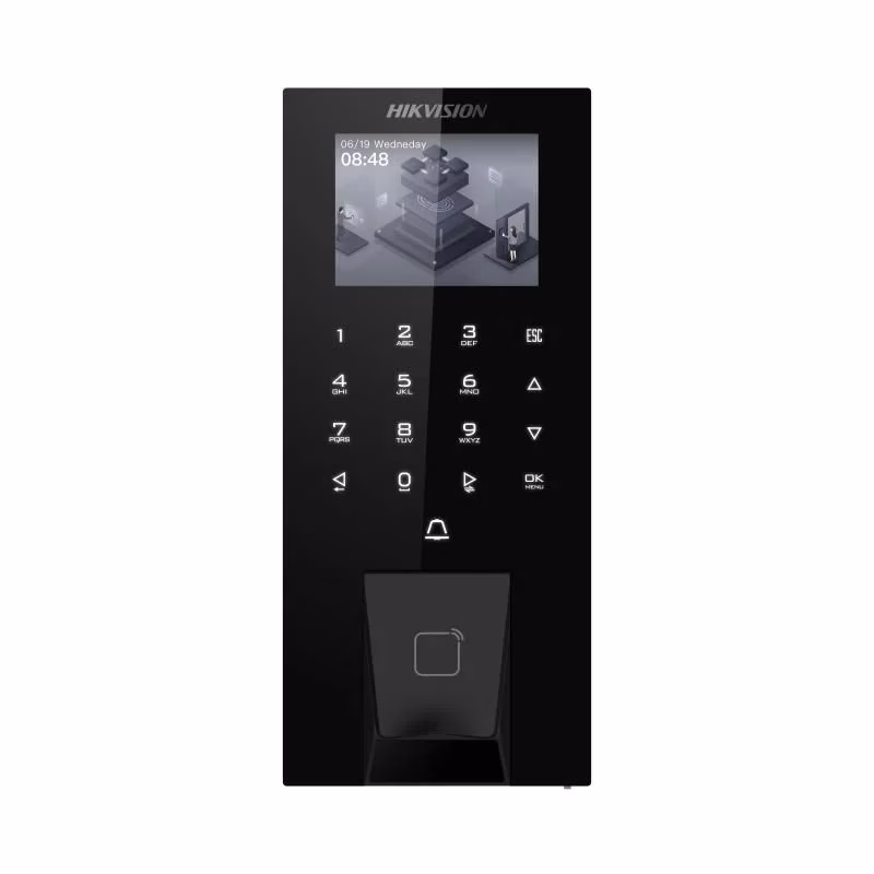 Hikvision DS-K1T807MBFWX-E1 Pro Fingerprint Access Control Terminal, With Touch Buttons, 2.4-inch LCD screen, Supports Bluetooth, Card – Buy Online