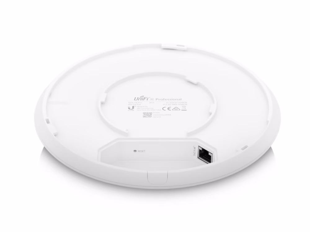 Ubiquiti UniFi 6 Pro Access Point, Dual Band WiFi 6, 300+ Concurrent Client Capacity, 5 GHz (4x4 MIMO), 2.4 GHz (2x2 MIMO) Bands, Guest Traffic Isolation, White | U6-Pro thumbnail 2