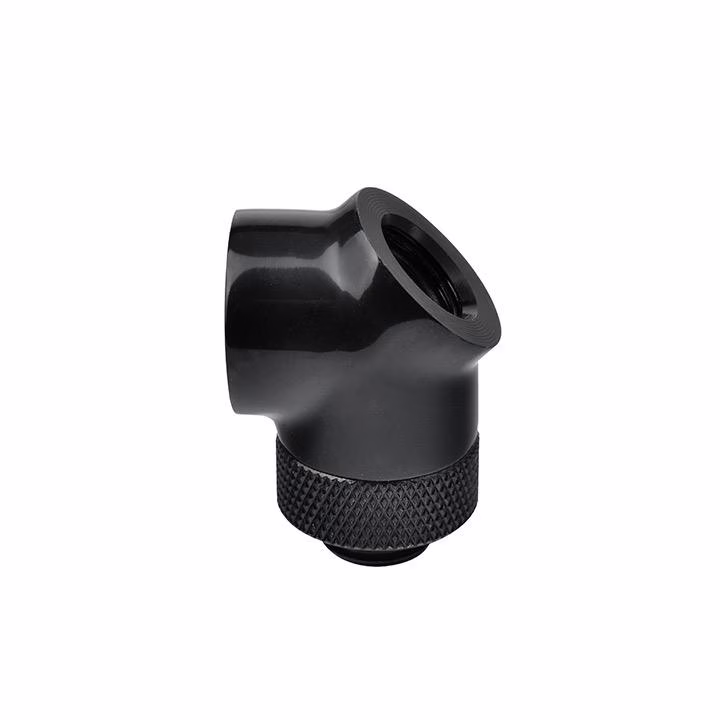 Thermaltake Pacific G1/4 45 & 90 Degree Adapter ??? Black | CL-W053-CU00BL-A – Buy Online