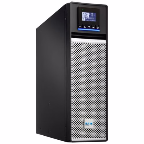 Eaton 5PX3000IRT3UG2 5PX Gen2 UPS, 3000VA / 3000W Capacity, Line Interactive Topology, 230 V (+6%/-10%) Output Voltage, 50-60 Hz Operational Frequency, Black/silver | 5PX3000IRT3UG2 thumbnail 2