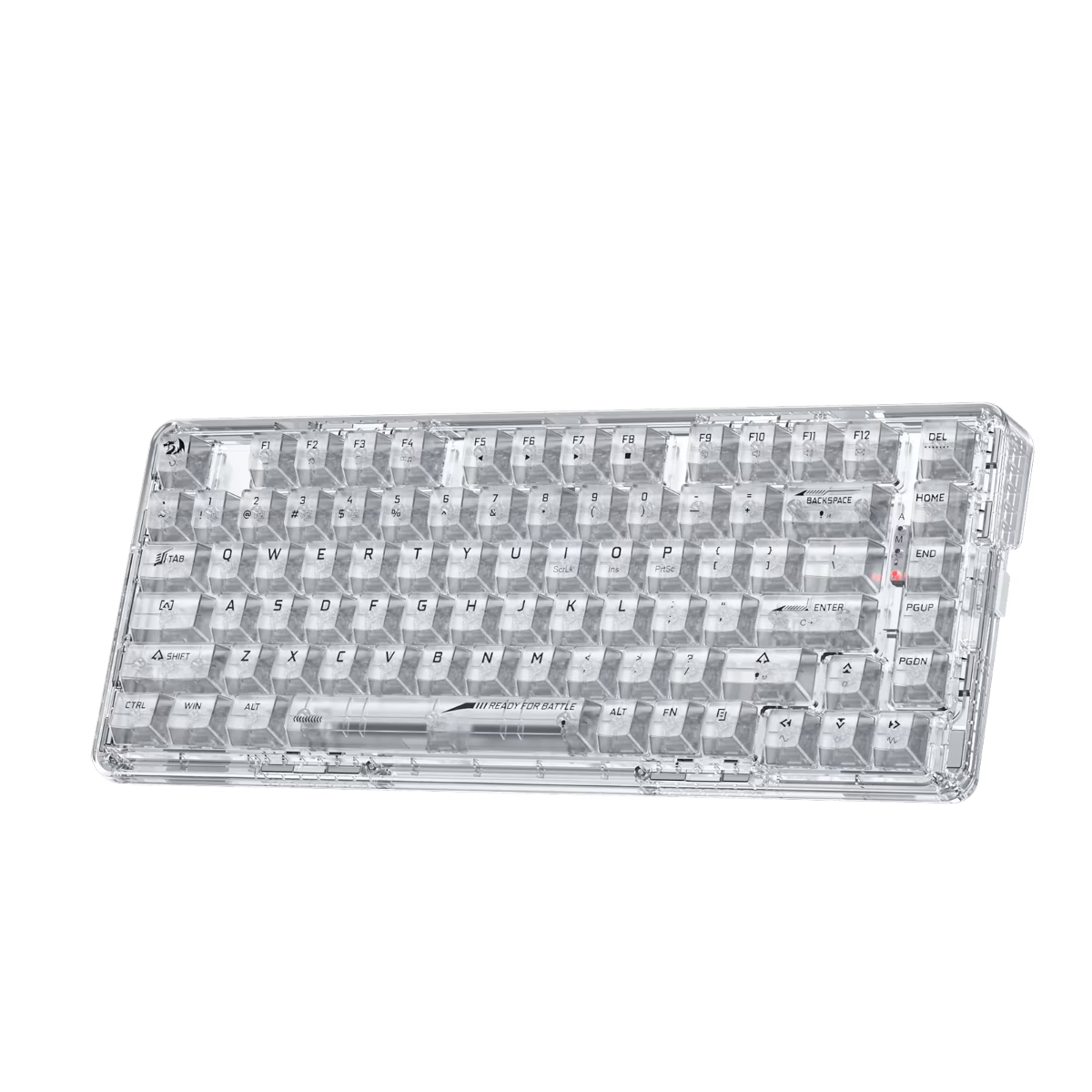 Redragon ELF PRO K649 Wireless Transparent 78% Gasket RGB Gaming Keyboard, Translucent Custom Switch | K649CT-RGB-PRO – Buy Online
