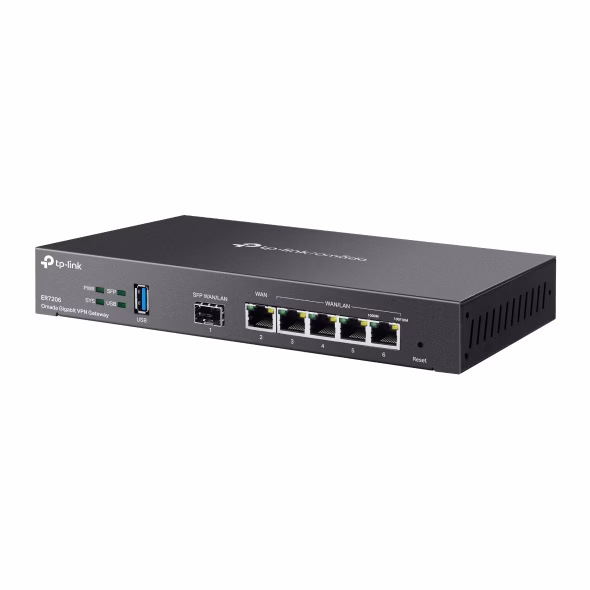 TP-Link ER7206 Omada Gigabit VPN Gateway, SPI Firewall Omada SDN Integrated Load Balance Lightning Protection, Rack Mount/Desktop/Wall Mount thumbnail 3
