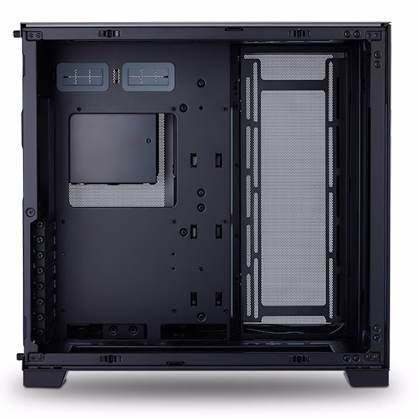 Lian Li O11 Dynamic Evo E-ATX Computer Case, Tempered Glass, 220mm PSU Support, Movable IO Module, 120/140mm Fan, Radiator Support Up to 360mm, Black | G99-O11DEX.00 thumbnail 4