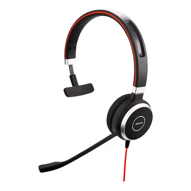 Jabra Evolve 40 MS Mono Wired Professional Headset, USB-A, USB 2.0/3.0, 3.5mm jack  |  6393-823-109 thumbnail 6