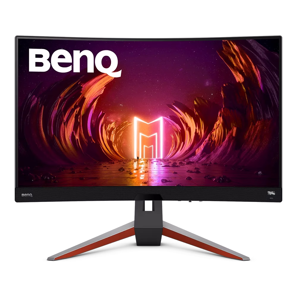 BenQ Mobiuz EX2710R 27'' 2K QHD 1000R Curved Monitor, 165Hz Refresh Rate, 1ms Response Time, 16:9 Aspect Ratio, HDRi, Dual Speakers + Subwoofer, AMD FreeSync, Tilt Adjustable Stand, HDMI, DP | EX2710R thumbnail 2
