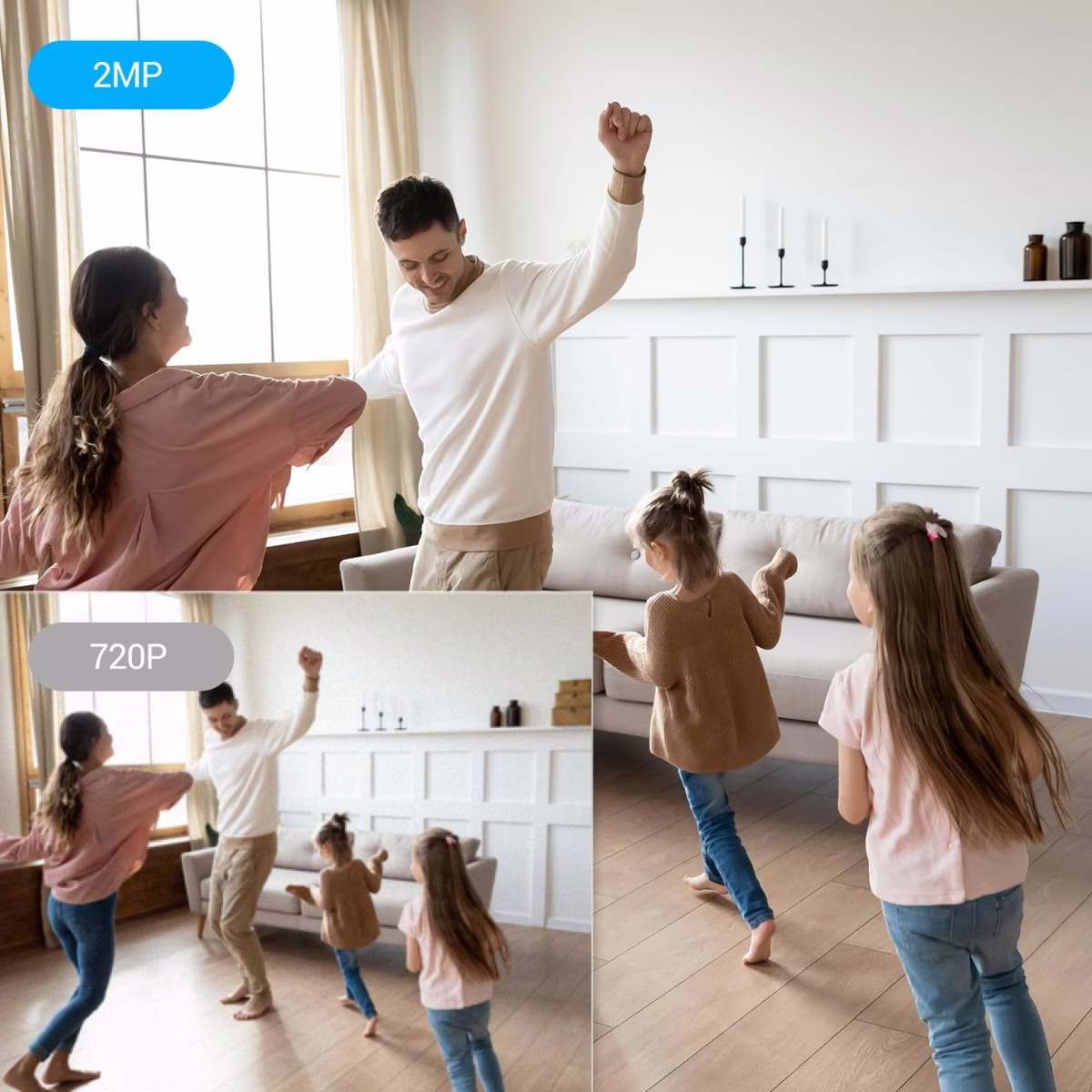 EZVIZ CB2 1080P Wireless Indoor WiFi Surveillance Camera on 2000 mAh Battery, 2.4 GHz WiFi Baby Camera, Person Detection, 5 m Night Vision, Two-Way Audio, Type C, Magnetic Mount White thumbnail 7