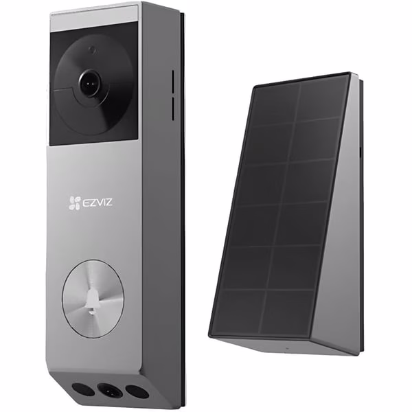 EZVIZ EP3x Pro  2K Battery-Powered Video Doorbell, 2K & 1080p Dual Lenses, Solar Panel Included, Two-Way Talk, Free 32 GB eMMC Storage | CS-EP3x Pro thumbnail 6