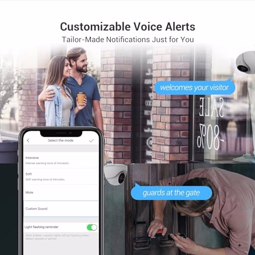 EZVIZ H4  2K Wi-Fi Smart Home Camera, AI-Powered Human / Vehicle Shape Detection, Active Defense with Siren and Strobe Light, Color Night Vision, Two-Way Calling, IP67 | CS-H4 thumbnail 3