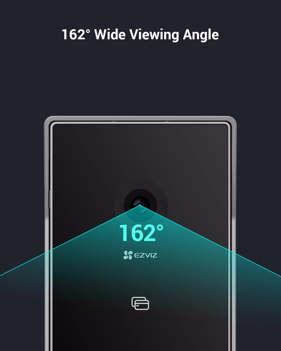 EZVIZ HP7 2K  Smart Home Video Doorphone, 2K Resolution, 7-Inch Color Touch Screen, Remote Door/Gate Unlock, 2-Wire, Smart Human Motion Detection, Two-Way Talk (Supports voice changer feature), Supports 2.4 / 5 GHz Dual-Band Wi-Fi, Weatherproof Design thumbnail 7