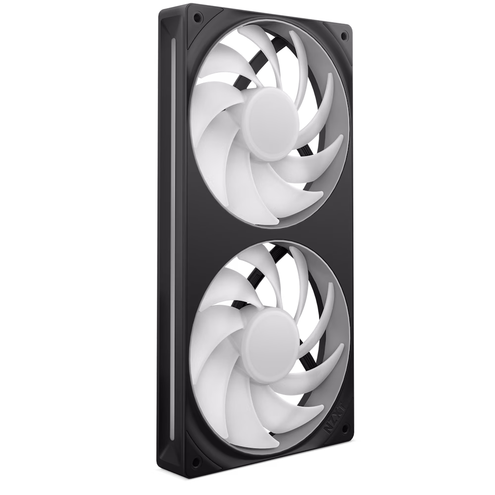 NZXT F240 RGB Core 240mm Single-Frame RGB Black Case Fan, 500 - 2,400 ?? 250 RPM per fan, 8 LEDs per Fan, Fluid Dynamic Bearing | RF-U24HF-B1 thumbnail 5