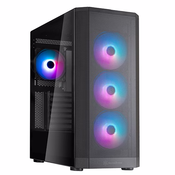 Silverstone FARA 514X ATX Mid-Tower Case, Dual Radiator Support and Captivating ARGB Lighting, Motherboard Supports ATX, Top I/O includes 1 x USB Type-C, 2 x USB 3.0, 1 x Audio, 1 x Mic, Black | SST-FA514X-B – Buy Online