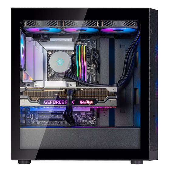 Silverstone FARA 514X ATX Mid-Tower Case, Dual Radiator Support and Captivating ARGB Lighting, Motherboard Supports ATX, Top I/O includes 1 x USB Type-C, 2 x USB 3.0, 1 x Audio, 1 x Mic, Black | SST-FA514X-B thumbnail 3
