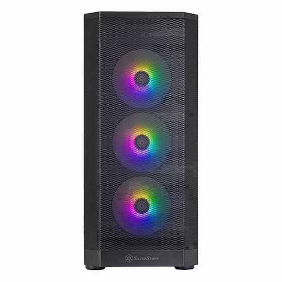 Silverstone FARA 514X ATX Mid-Tower Case, Dual Radiator Support and Captivating ARGB Lighting, Motherboard Supports ATX, Top I/O includes 1 x USB Type-C, 2 x USB 3.0, 1 x Audio, 1 x Mic, Black | SST-FA514X-B thumbnail 2