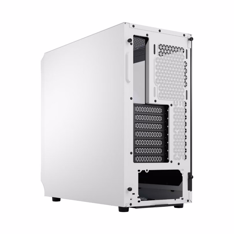 Fractal Design Focus 2 RGB TG Clear Tint ATX PC Case, Temp Glass Side Panel, Mesh Design Front, High Airflow, Up to 6x120mm Fan &amp; Up to 360mm Radiator, Smart Config, 2xUSB 3.0, White | FD-C-FOC2A-04 thumbnail 4