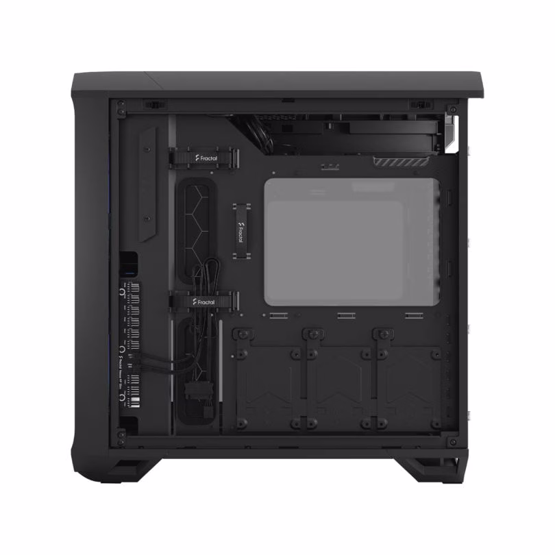 Fractal Design Torrent Compact Black RGB TG Light Tint ATX Mid Tower Case, Steel / Tempered Glass, 7 Expansion Slots, Up to 360mm Radiator Support, 3x 120mm Fan, 3x 2.5" Drive Bays | FD-C-TOR1C-02 thumbnail 3