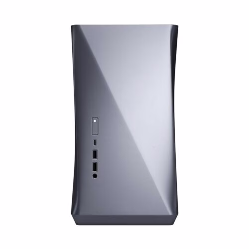 Fractal Design Era ITX Carbon Tempered Glass Mini-ITX Computer Case, Water-Cooling Ready, USB Type-C, Top Panel, Small Form Factor, Aluminium, Gray | FD-CA-ERA-ITX-GY thumbnail 3