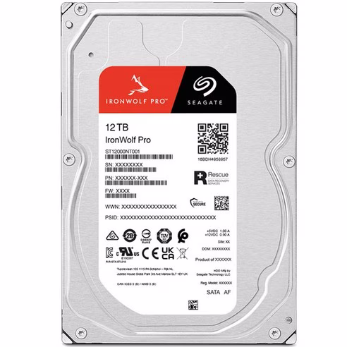 Seagate IronWolf Pro ST12000NT001 12TB 7200 RPM 256MB Cache SATA 6.0Gb/s 3.5" Internal Hard Drive – Buy Online
