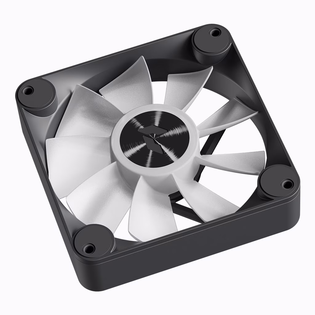 APNX FP1-RQ 120 PWM ARGB Reverse Case Fan, 1200 RPM, 48.5 CFM Fan Airflow, 31.6 dBA Fan Noise Level, Hydraulic Bearing Type, Black | APF3-PF11247.11 thumbnail 4
