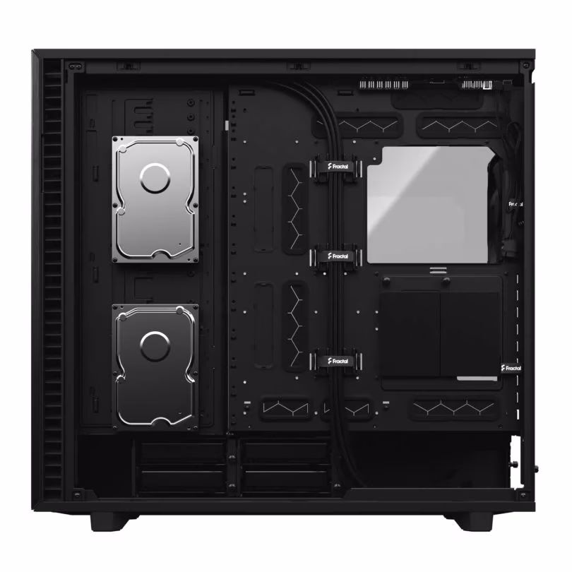 Fractal Define 7 XL Dark Tint Tempered Glass Mid Tower Case, 11 x 120 mm or 9 x 140 mm, 9 + 3 Expansion slots, 2x 5.25??? drive mounts, 1 x 120/140 mm, (1 x Dynamic X2 GP-14 included)  Black | FD-C-DEF7X-03 thumbnail 10