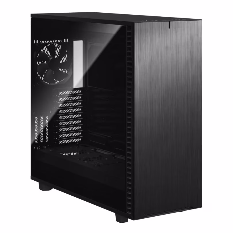 Fractal Define 7 XL Dark Tint Tempered Glass Mid Tower Case, 11 x 120 mm or 9 x 140 mm, 9 + 3 Expansion slots, 2x 5.25??? drive mounts, 1 x 120/140 mm, (1 x Dynamic X2 GP-14 included)  Black | FD-C-DEF7X-03 thumbnail 6