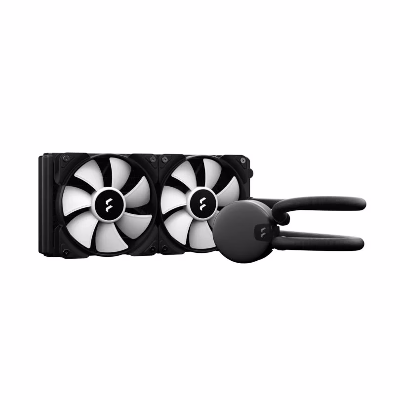 Fractal Design Lumen S24 V2 RGB 240mm Liquid CPU Cooler, 2x Aspect 12 RGB PWM Fans, 400mm Tube, 90?? Intervals, Pre-Applied Thermal Paste, 6 ARGB LEDs, Support LGA 1700/AM5, Black | FD-W-L1-S2412 thumbnail 4