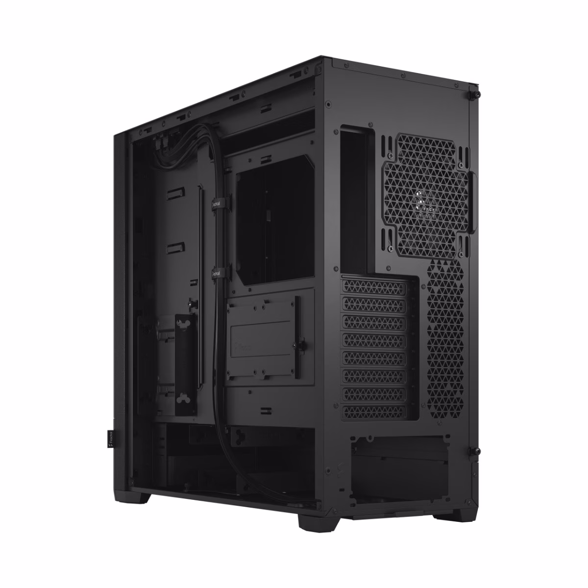 Fractal Design Pop XL Silent Mid-Tower Case, Up to 360mm & 6x120mm Fan Support, Hidden Compartment, Boosting Airflow, USB-C I/O Panel, Black Silent | FD-C-POS1X-02 thumbnail 3