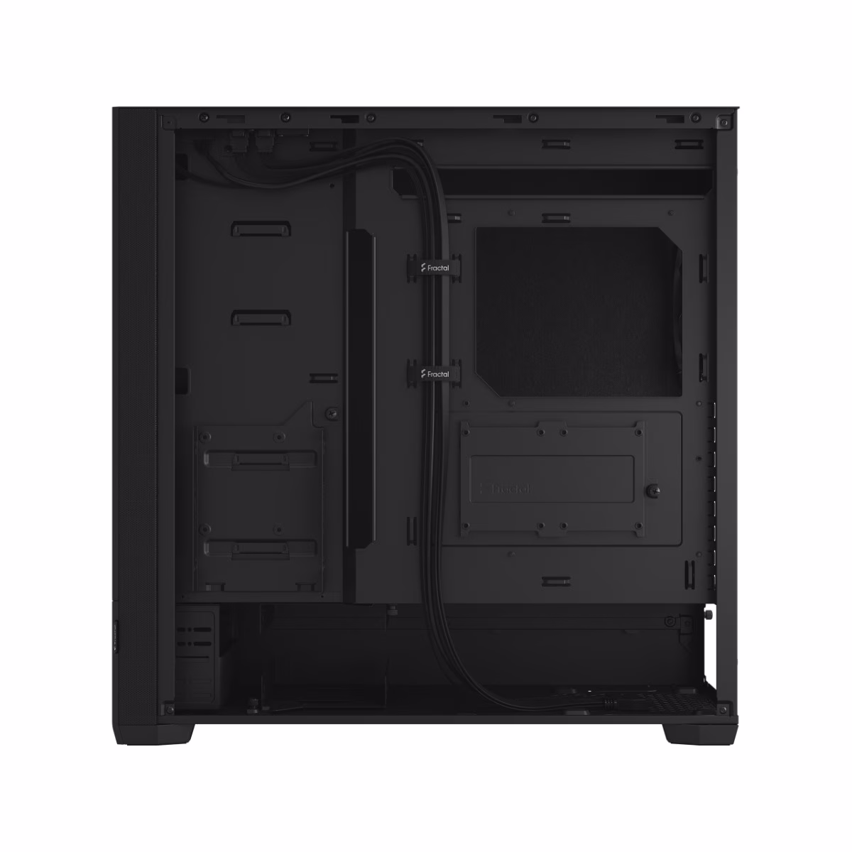 Fractal Design Pop XL Silent Mid-Tower Case, Up to 360mm & 6x120mm Fan Support, Hidden Compartment, Boosting Airflow, USB-C I/O Panel, Black Silent | FD-C-POS1X-02 thumbnail 10