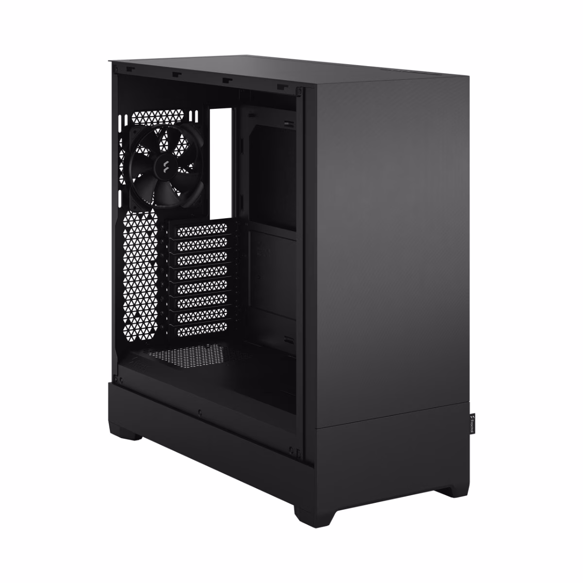 Fractal Design Pop XL Silent Mid-Tower Case, Up to 360mm & 6x120mm Fan Support, Hidden Compartment, Boosting Airflow, USB-C I/O Panel, Black Silent | FD-C-POS1X-02 thumbnail 7