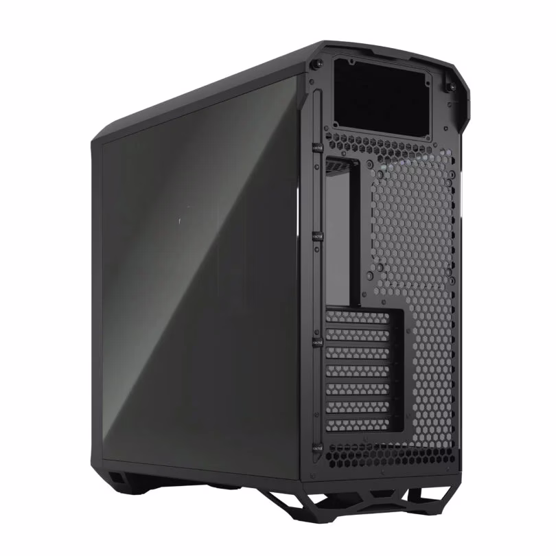 Fractal Design Torrent Full Tower Case, 2x 180 PWM & 3x140 mm fans, Motherboard Supports Upto E-ATX, PSU Supports Upto ATX , GPU max length 461 mm, 6x Drive mounts, 7x Expansion slots, Fixed cable straps, Black TG Light | FD-C-TOR1A-01 thumbnail 7