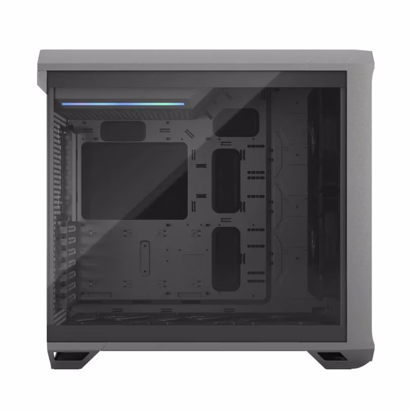 Fractal Design Torrent Full Tower Case, 2x 180 PWM & 3x140 Mm Fans, Motherboard Supports Upto E-ATX, PSU Supports Upto ATX , GPU Max Length 461 Mm, 6x Drive Mounts, 7x Expansion Slots, Fixed Cable Straps, Gray TG Light | FD-C-TOR1A-02 thumbnail 6