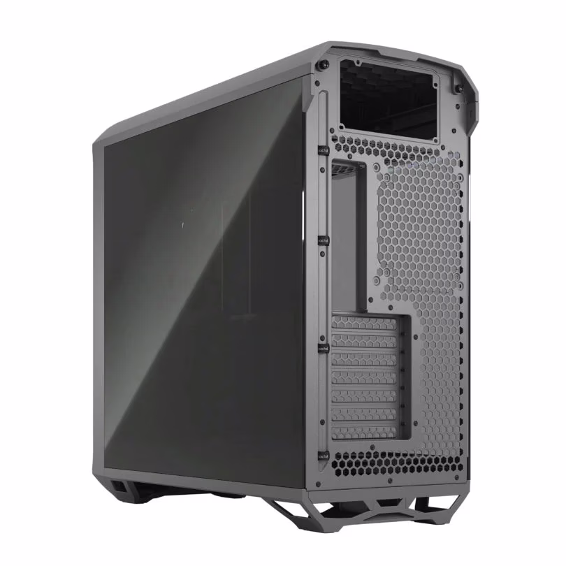 Fractal Design Torrent Full Tower Case, 2x 180 PWM & 3x140 Mm Fans, Motherboard Supports Upto E-ATX, PSU Supports Upto ATX , GPU Max Length 461 Mm, 6x Drive Mounts, 7x Expansion Slots, Fixed Cable Straps, Gray TG Light | FD-C-TOR1A-02 thumbnail 8