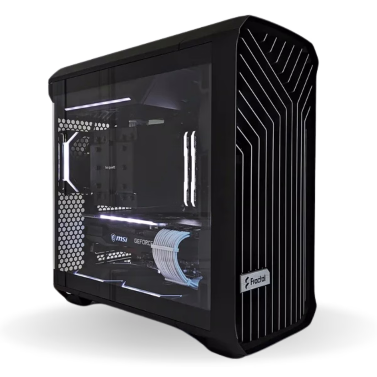 Nantotech WorkStation PC with 64-Core CPU, AMD Ryzen Threadripper Pro 5995WX 64-C 128-T, RTX 4090 24GB, 256GB RAM 3200Mhz, 4TB NVME +2TB Nmve Gen4, 1200W PSU Platinum, 360mm Liquid Cooler thumbnail 3