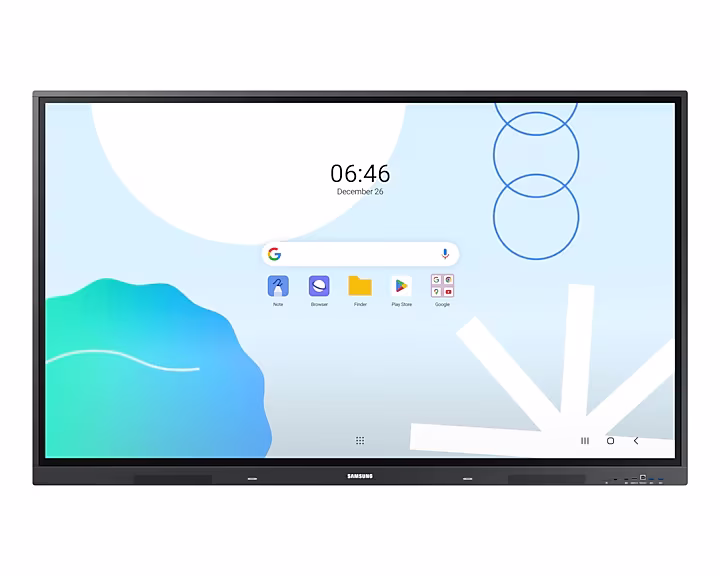 Samsung 86" Interactive Display WAD Android OS, EDLA Certification, 3,840 x 2,160 4K IPS Multi-point Touch Display, 3-in-1 USB Port, HDMI/RJ45/IR/RS232, WiFi & BT | LH86WADWLGCXXS image