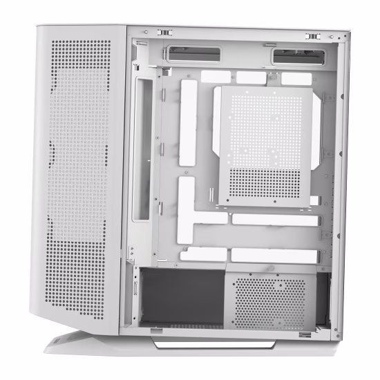 COUGAR FV270 White Mid Tower Gaming Case with Tempered Curved Glass, 120mm Reversed ARGB PWM Bottom Fan pre-installed, Compatible with reverse cable/connector motherboard |  3858M60.0002 thumbnail 4