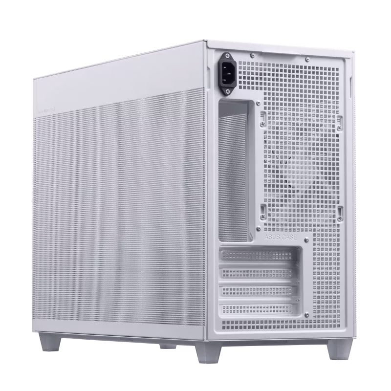Asus AP201 Prime Mesh White Edition 33L MicroATX Case, Tool-Free Side Panels, Quasi-Filter Mesh, With Support For 360mm Coolers,338mm Graphics Cards, Standard ATX PSU's, White | 90DC00G3-B39000 thumbnail 5