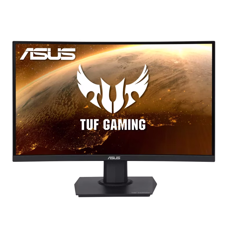 ASUS TUF Gaming VG24VQE 23.6" 16:9 Curved FreeSync 165 Hz VA Gaming Monitor, 1920 x 1080 FHD Resolution @ 165 Hz, 1 ms Response Time, HDMI 1.4 + DisplayPort 1.2 Inputs | 90LM0575-B01170 thumbnail 3